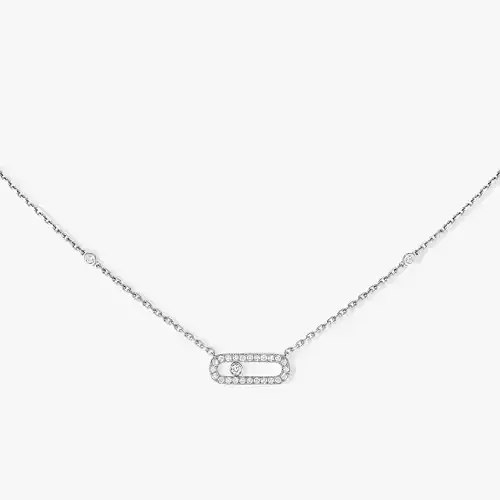 Moving Diamonds  Small  Necklace  3D print model
