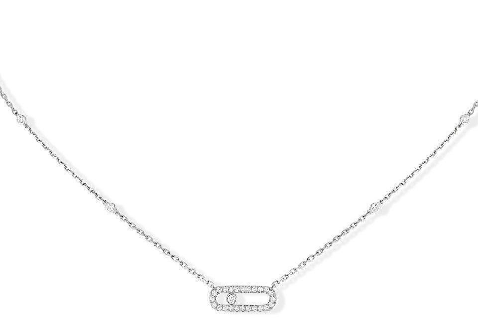 Moving Diamonds  Small  Necklace  3D print model_4