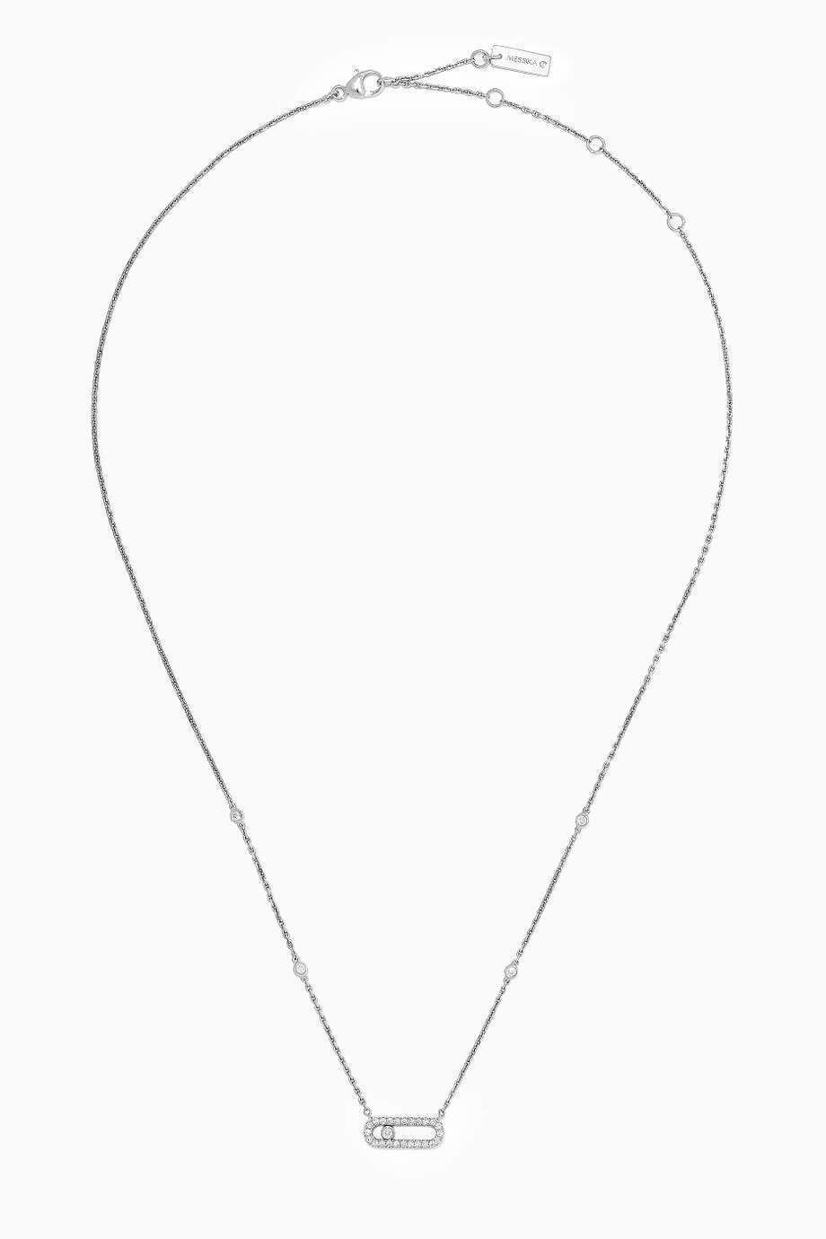 Moving Diamonds  Small  Necklace  3D print model_5