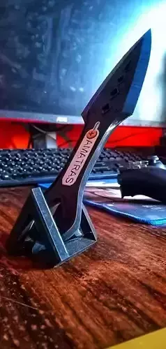 WRAITH KUNAI APEX LEGEND CUSTOM NAME TAG 3D print model