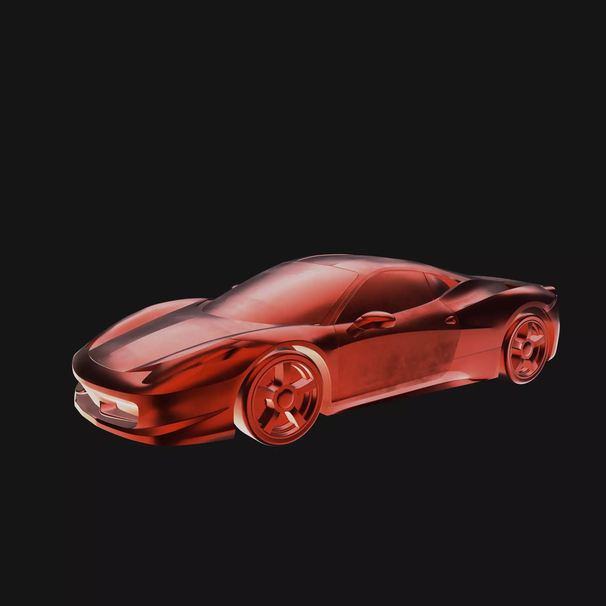 Ferrari 458 Italia Car model 3D print model