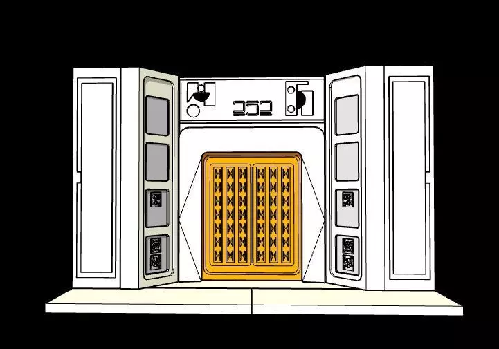 Diorama Escape de Bespin 3D print model_0
