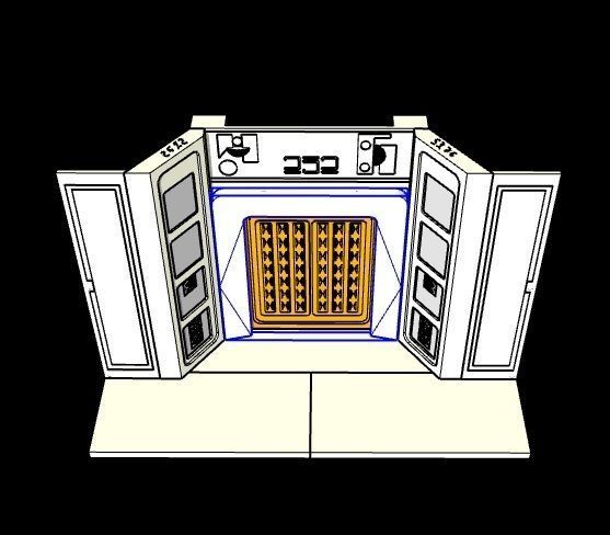 Diorama Escape de Bespin 3D print model_1