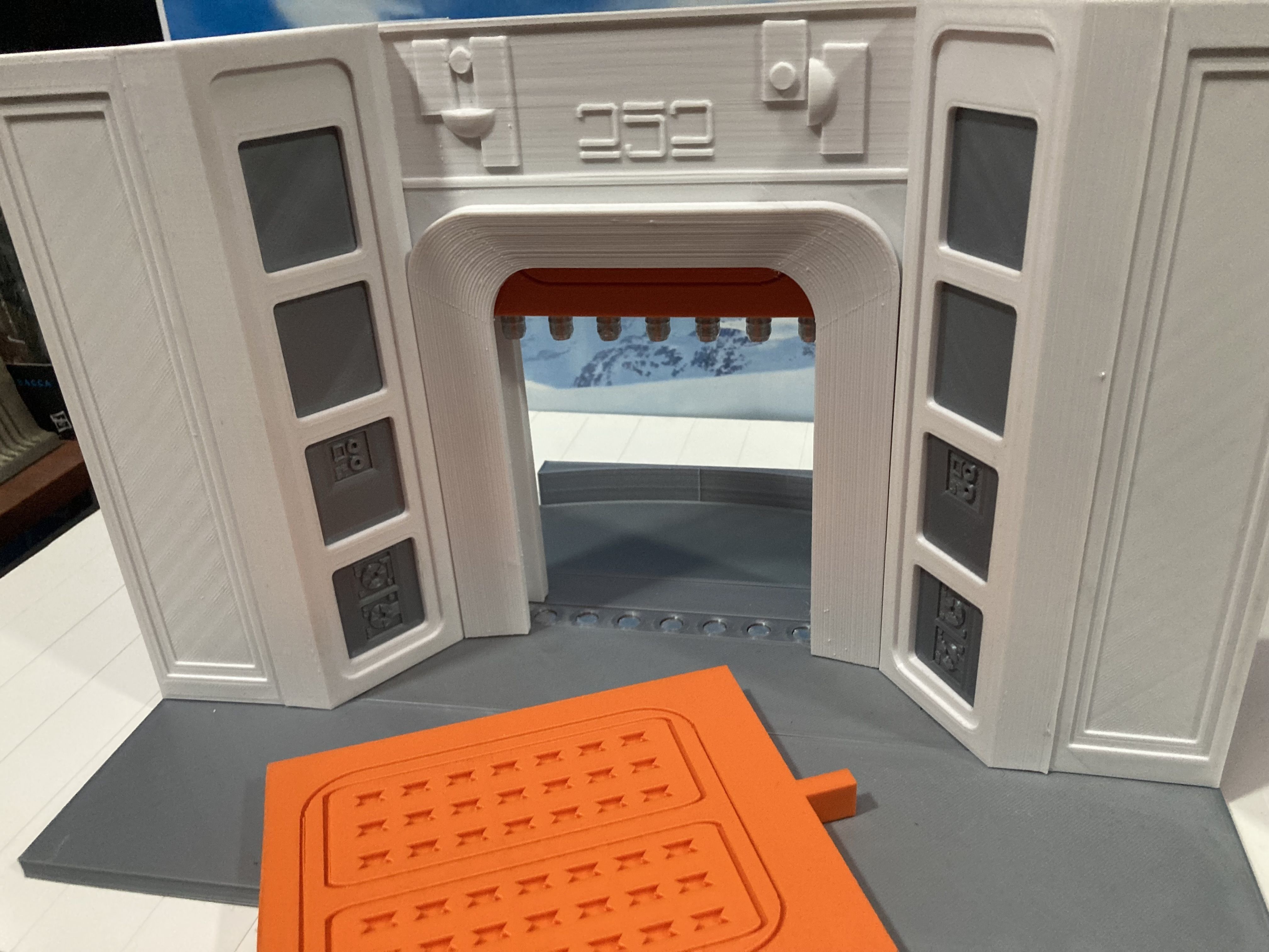 Diorama Escape de Bespin 3D print model_5