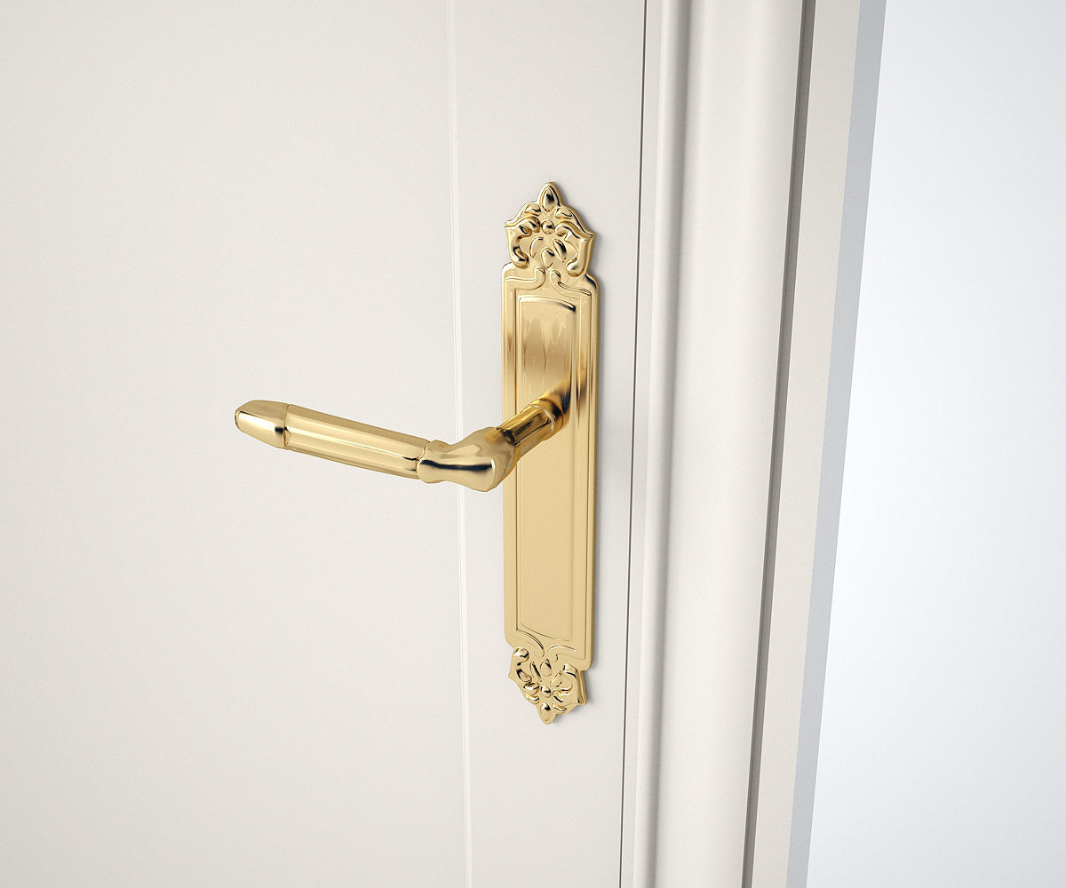 CLassic door 3D model_2