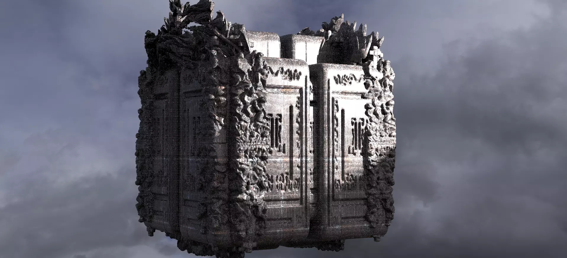 Dantes Inferno Hell Cube 8 3D model_0