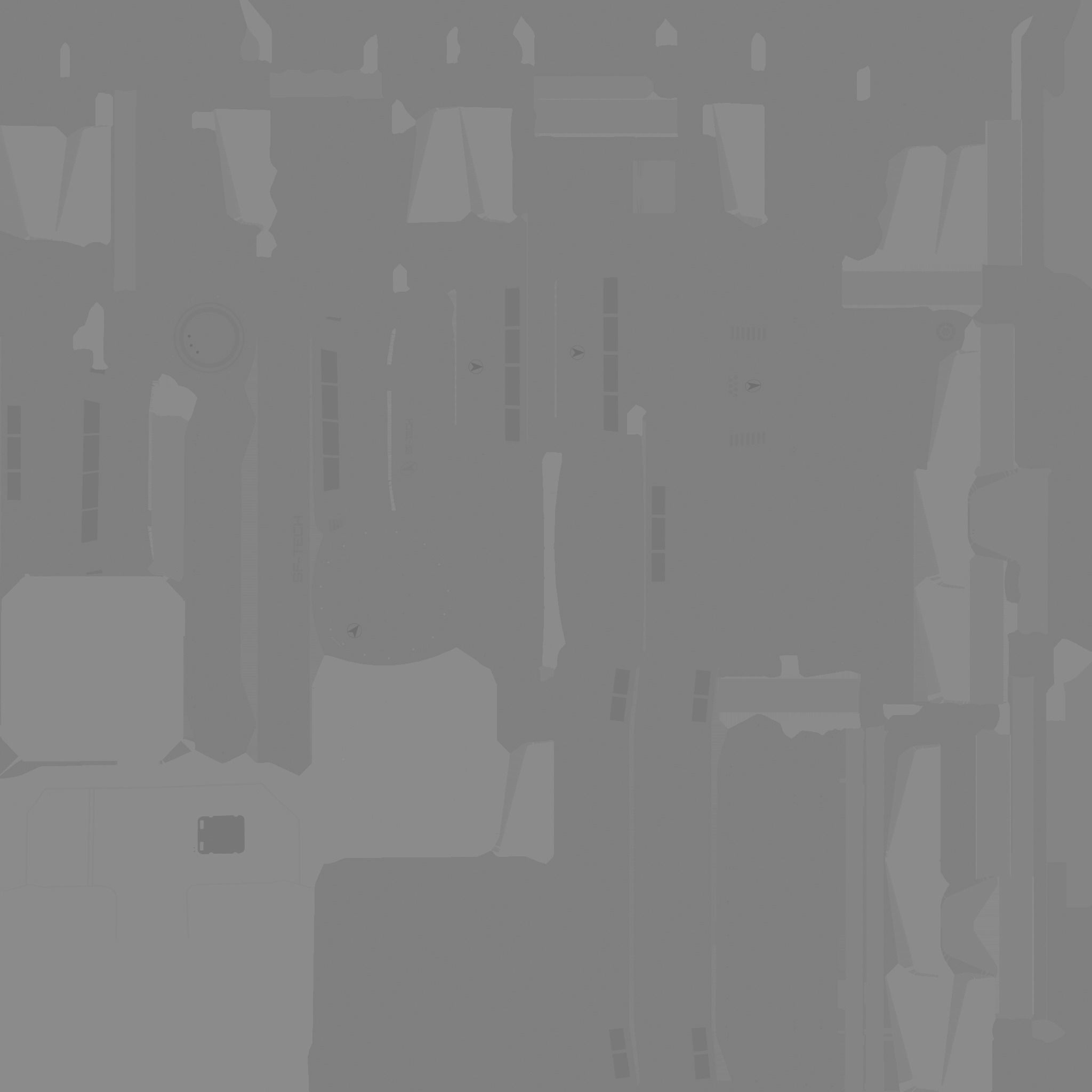 SciFi Facility B08 Metallic - Sci Fi Exterior Design Low-poly 3D model_25