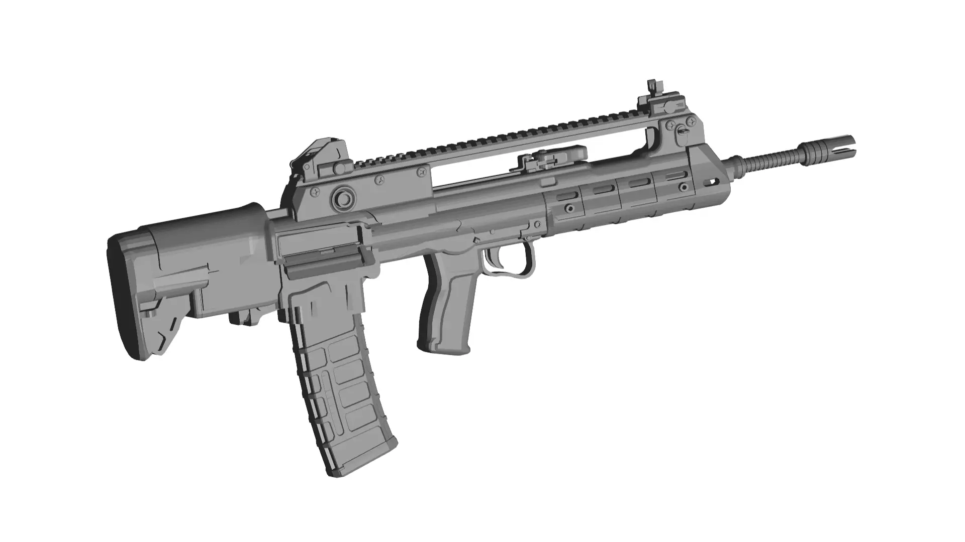 VHS-2 Assault Rifle 3D model_0