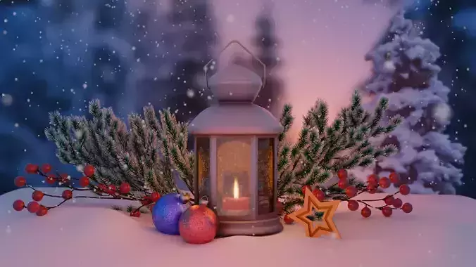 Winter lantern