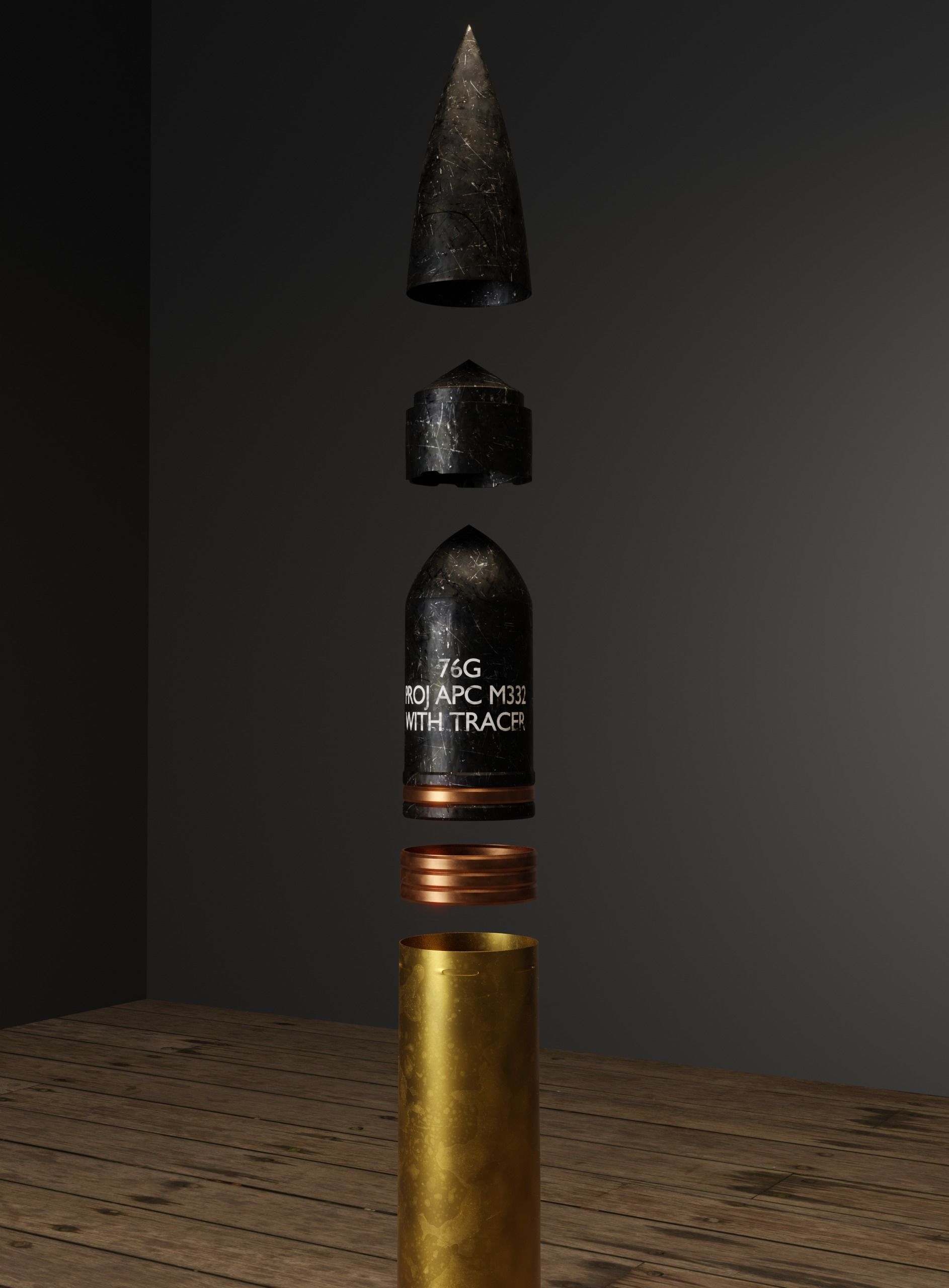 Tank shells 3D model_2