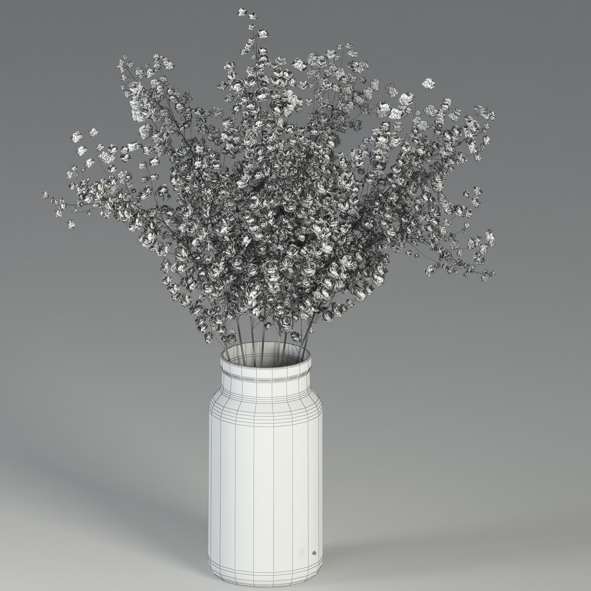 Flower 01 3D model_1