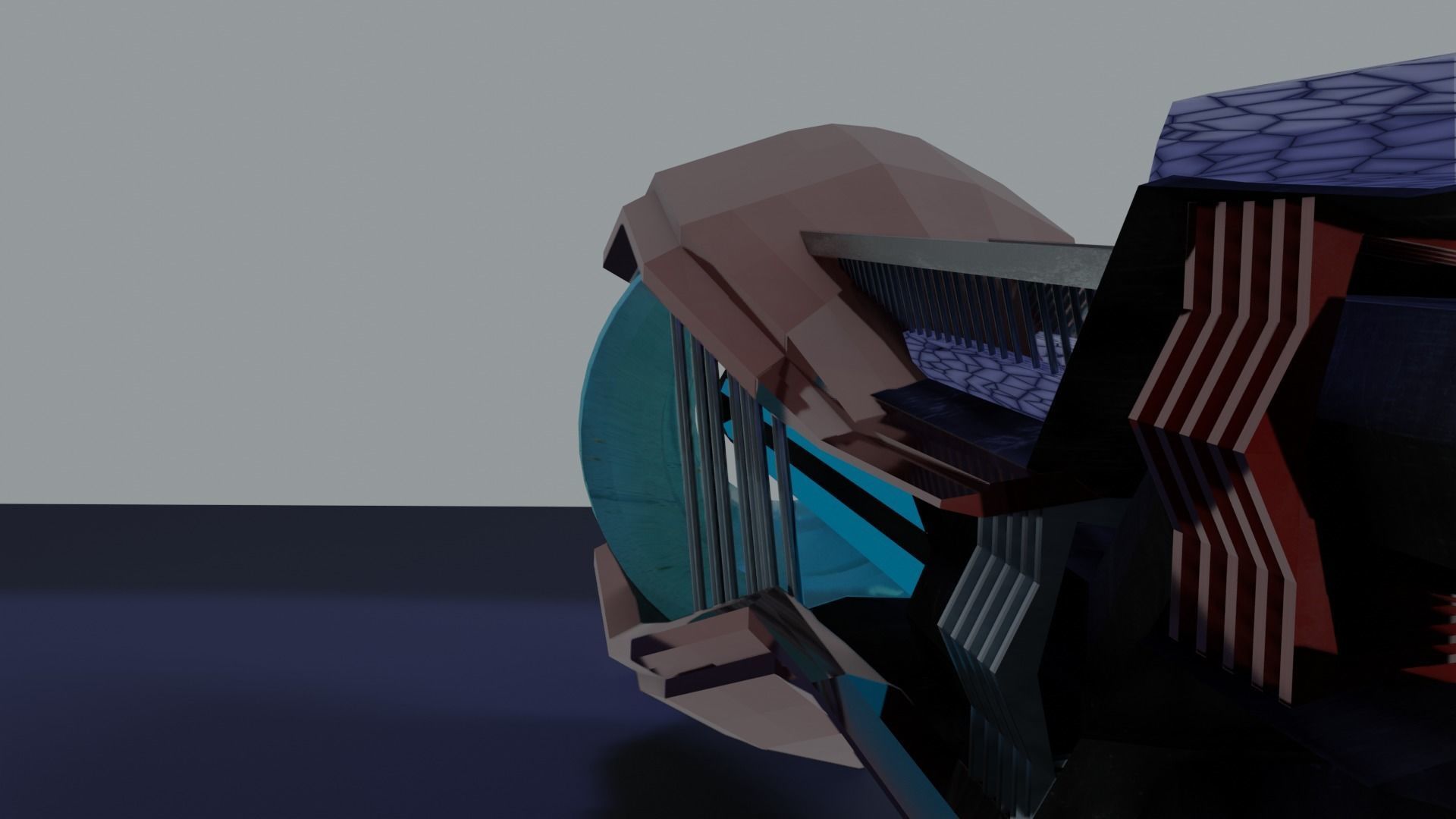 Sci-fi plasma rifle Free low-poly 3D model_4