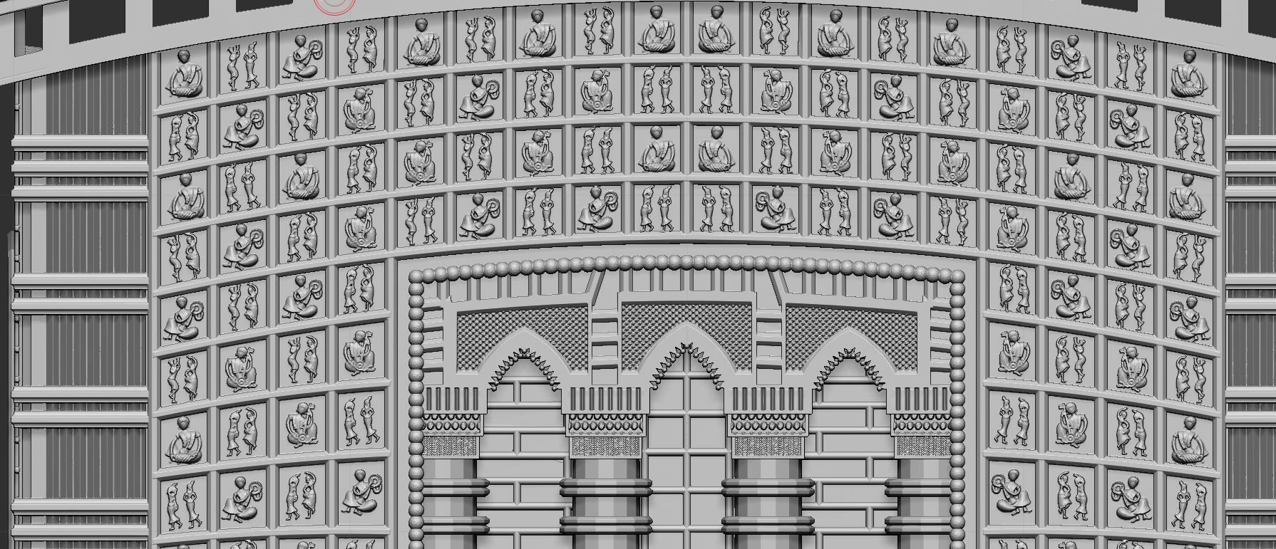 MADAN MOHAN TEMPLE BISHNUPUR 3D print model_3