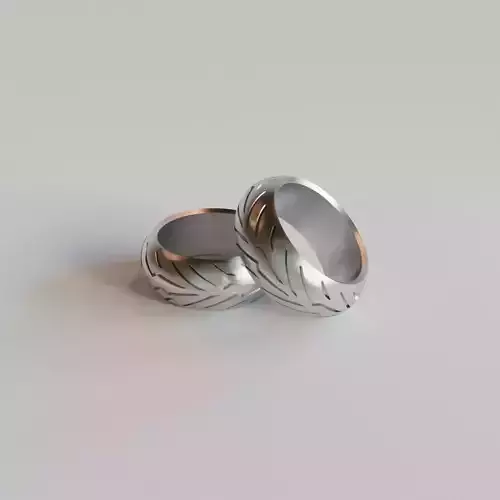 Motorcycle tires rings  Model  3D print 