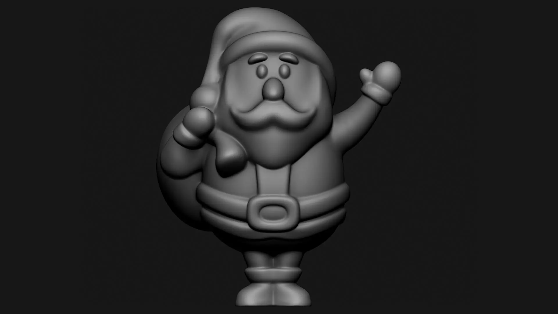 Santa claus 3D model_0