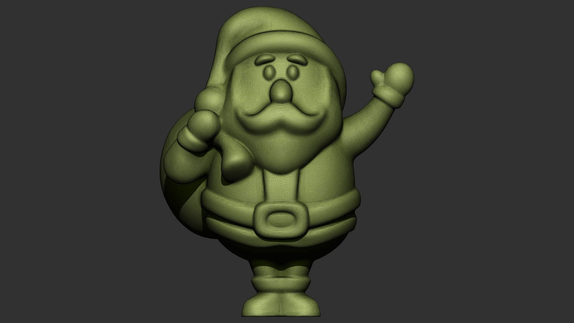 Santa claus 3D model_2