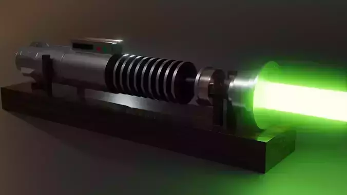 Lukes lightsaber 3D model