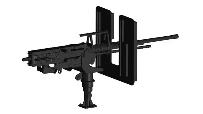 machine gun 3D model
