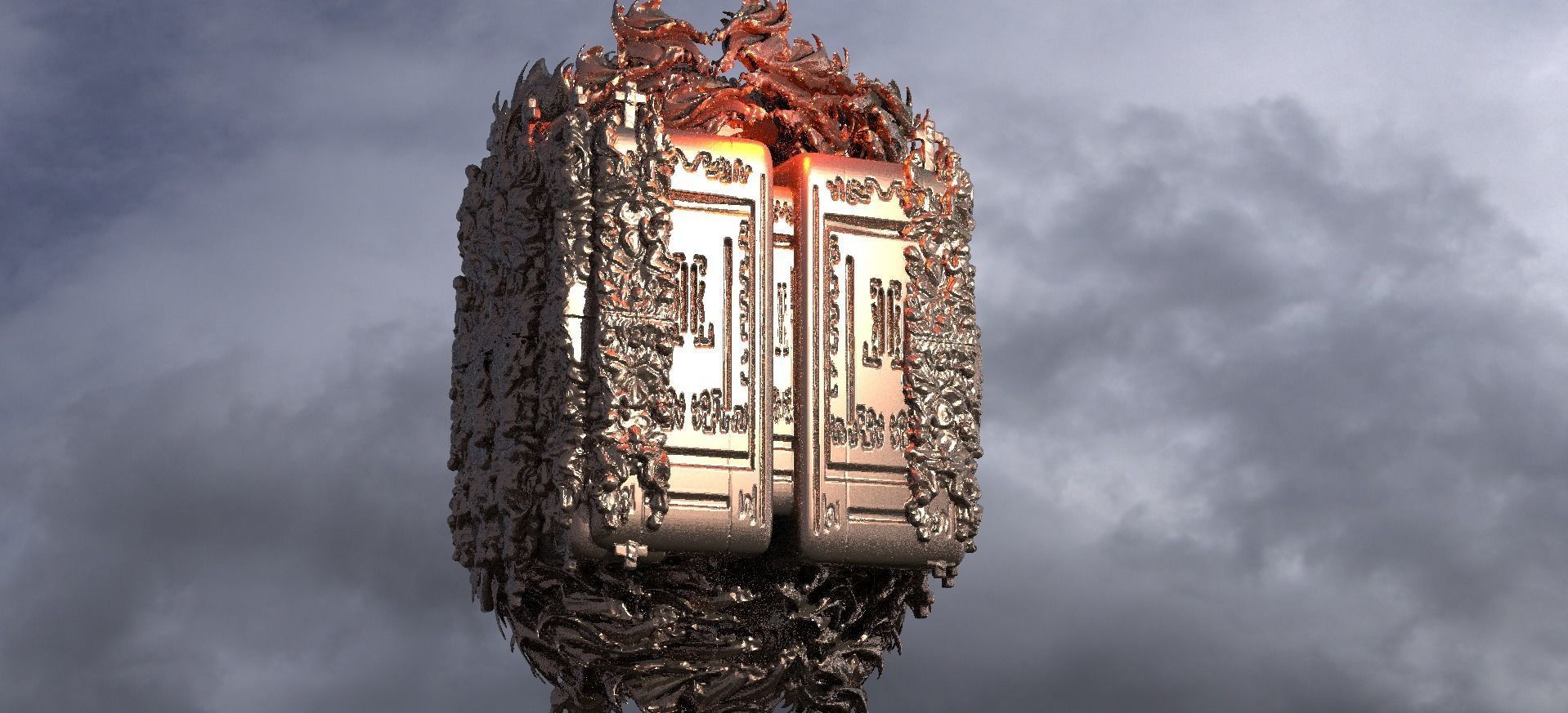 Hades Cube Dark  3D model_1