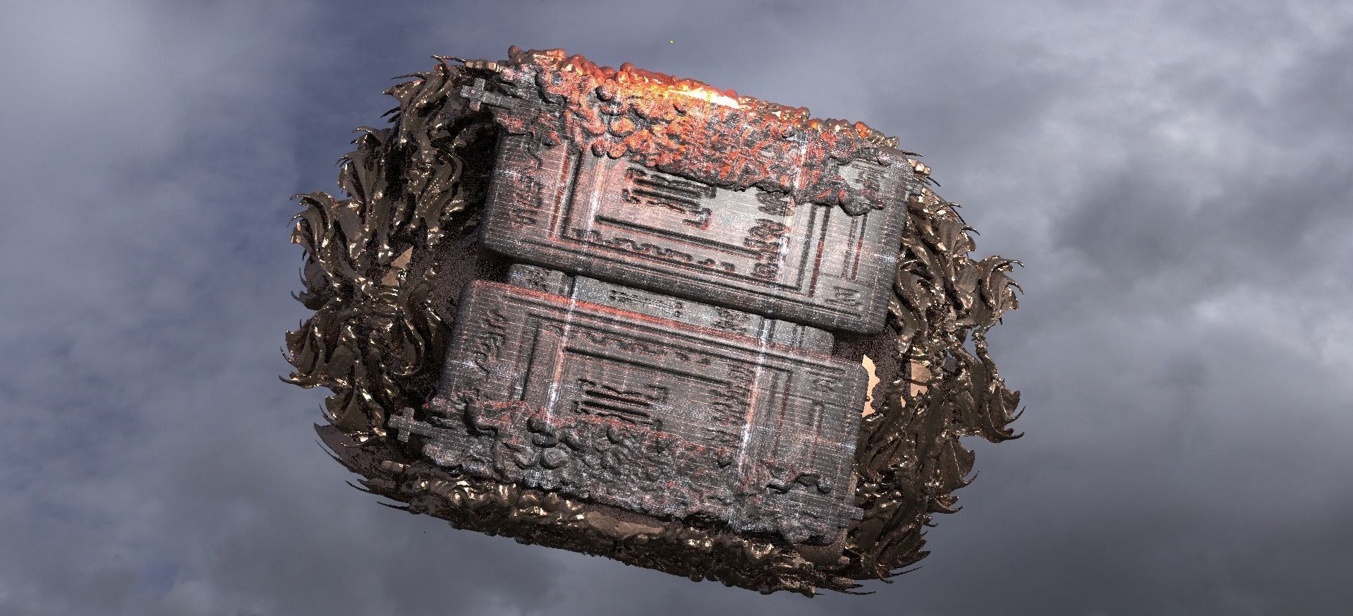 Hades Cube Dark 3 3D model_1