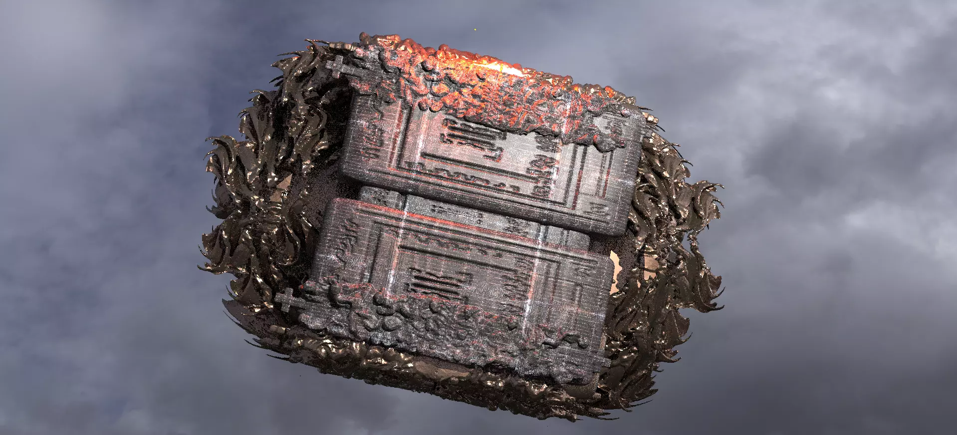 Hades Cube Dark 3 3D model_0