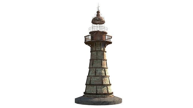Old Lighthouse Free 3D model