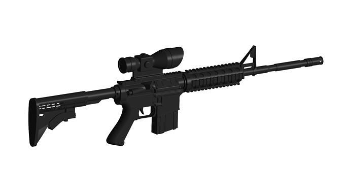 M4 carbine 3D model