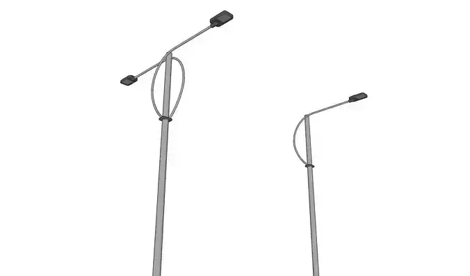 Lamp Post - Light Pole - Light Post - Street Light - Group 11