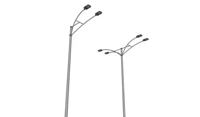 Lamp Post - Light Pole - Light Post - Street Light - Group 12