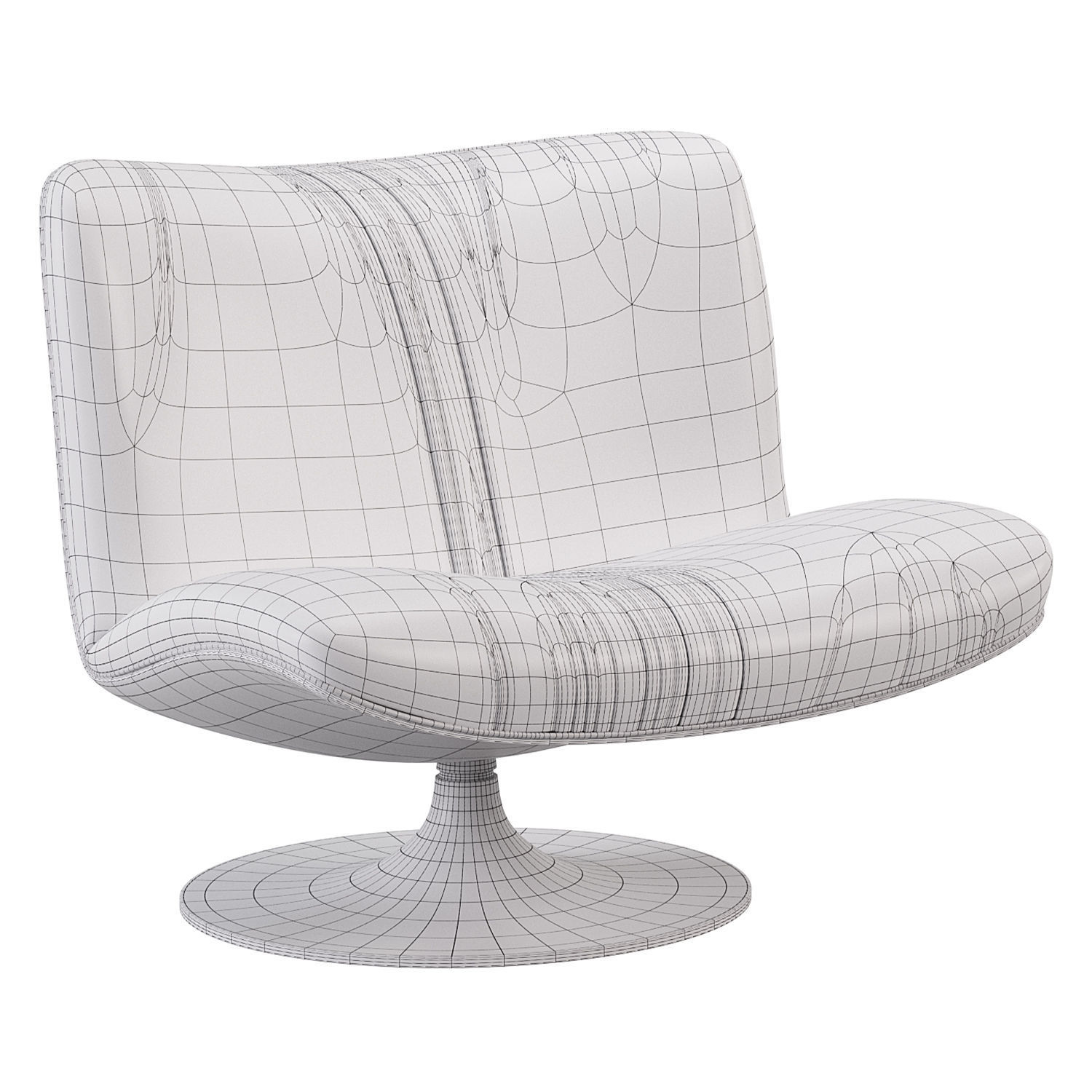 BAXTER MARILYN Low-poly 3D model_3