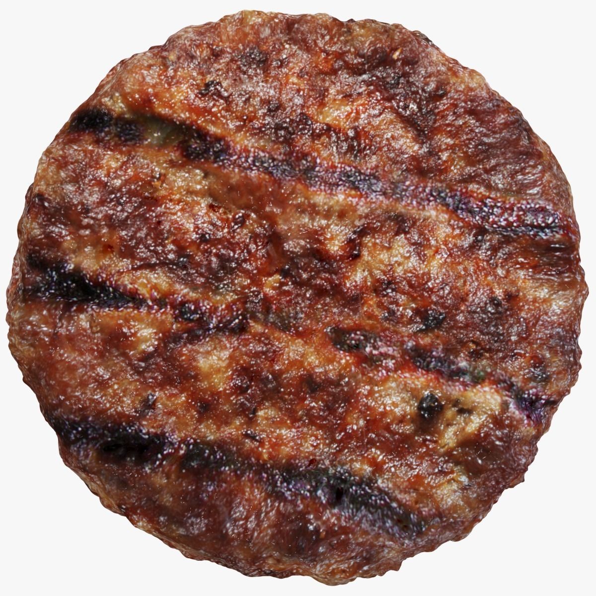 Burger Patty 3D model_6