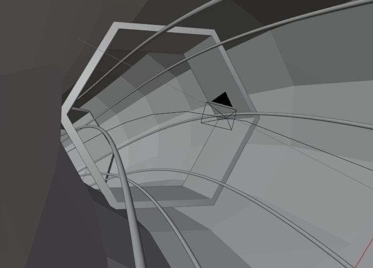 Sci Fi Lightning Tunnel Loop 3D model_4