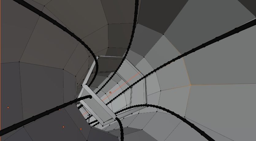 Sci Fi Lightning Tunnel Loop 3D model_12