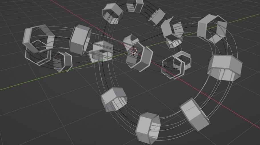 Sci Fi Lightning Tunnel Loop 3D model_6