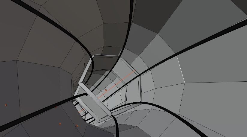 Sci Fi Lightning Tunnel Loop 3D model_11