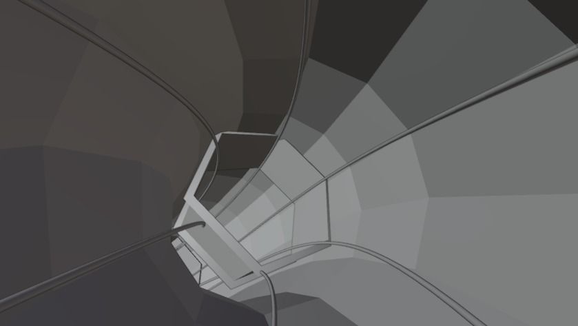 Sci Fi Lightning Tunnel Loop 3D model_3