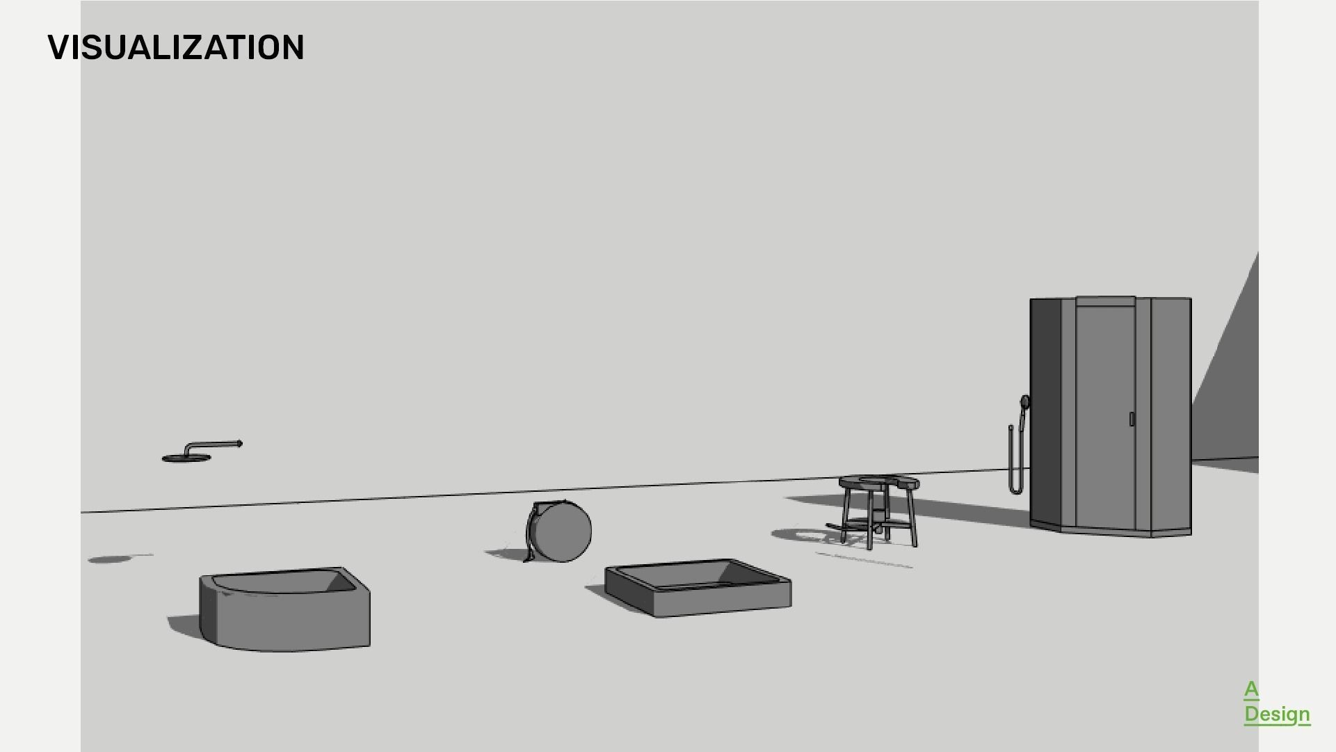 Shower cabins Pack of revit families 3D model CGTrader