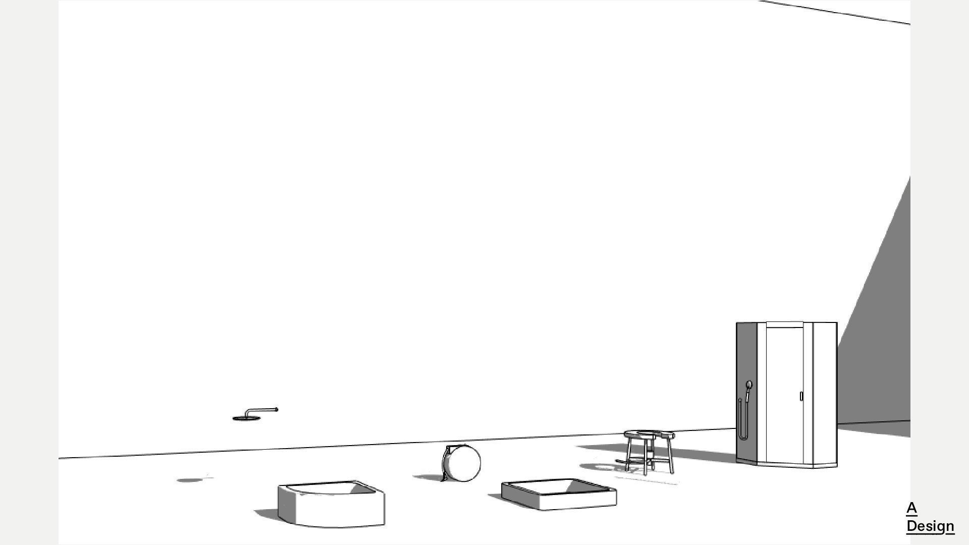 Shower cabins Pack of revit families 3D model CGTrader