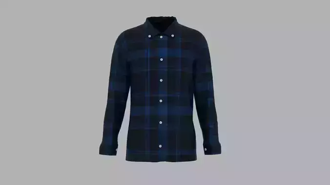 Shirt male mannequin wearing plaid