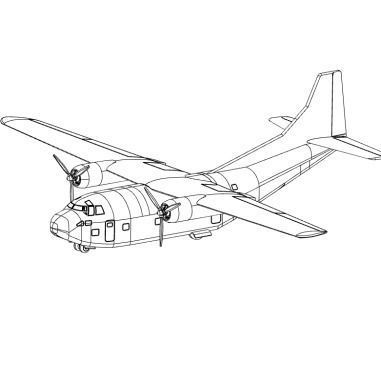 Fairchild C-123 Provider - STL files for 3D printing  3D print model_18