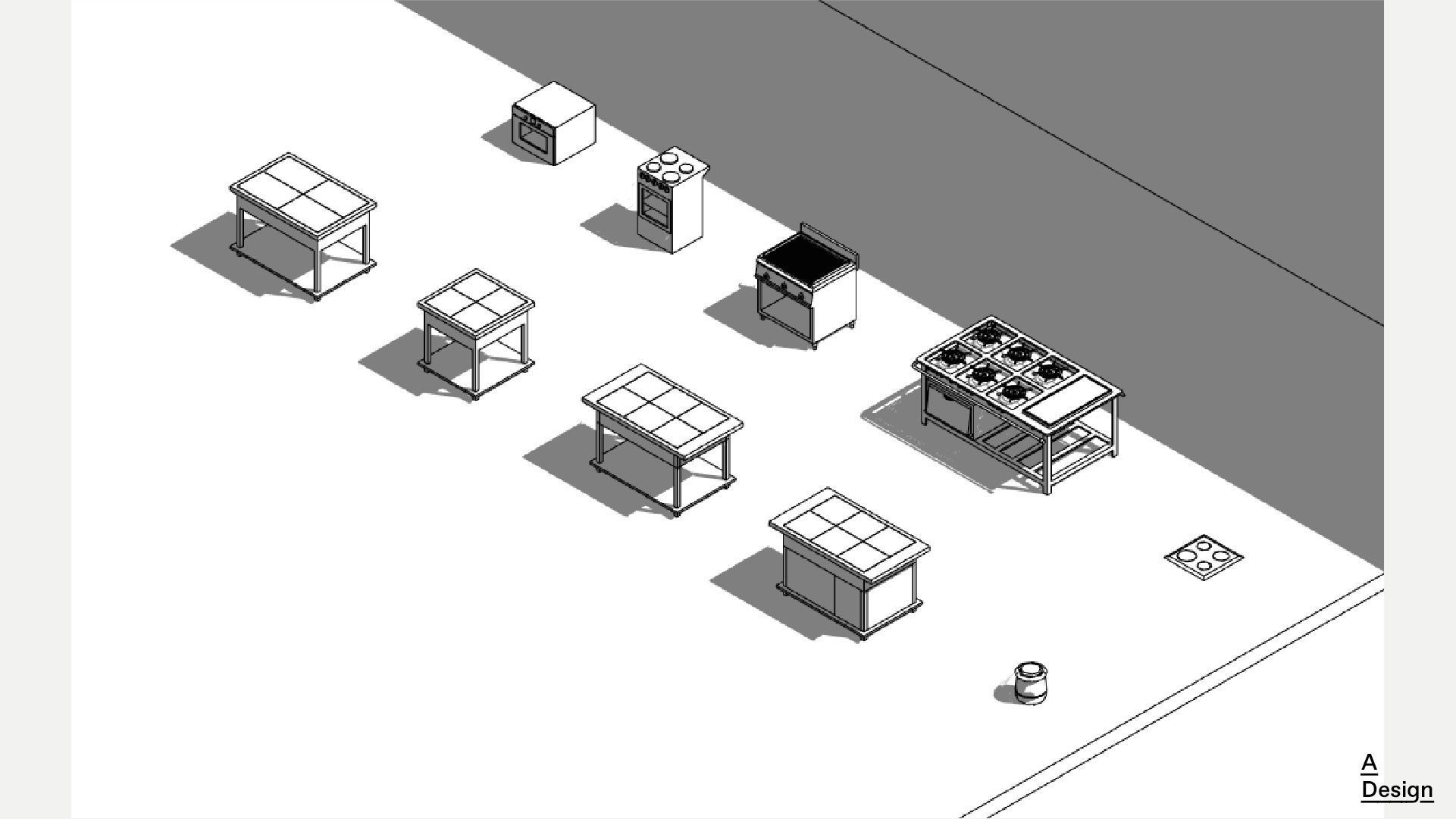 Stove Pack of revit families 3D model CGTrader
