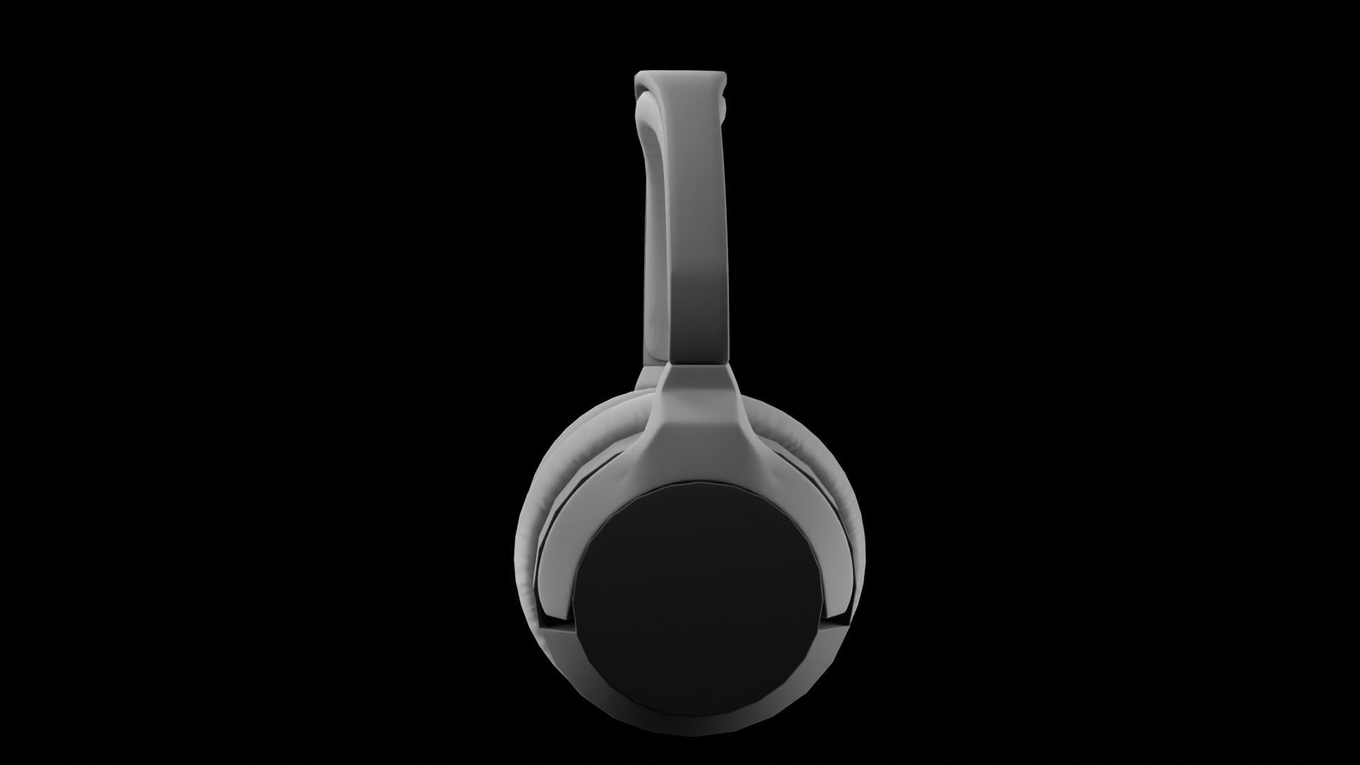 Headphones Low poly Low-poly 3D model_18