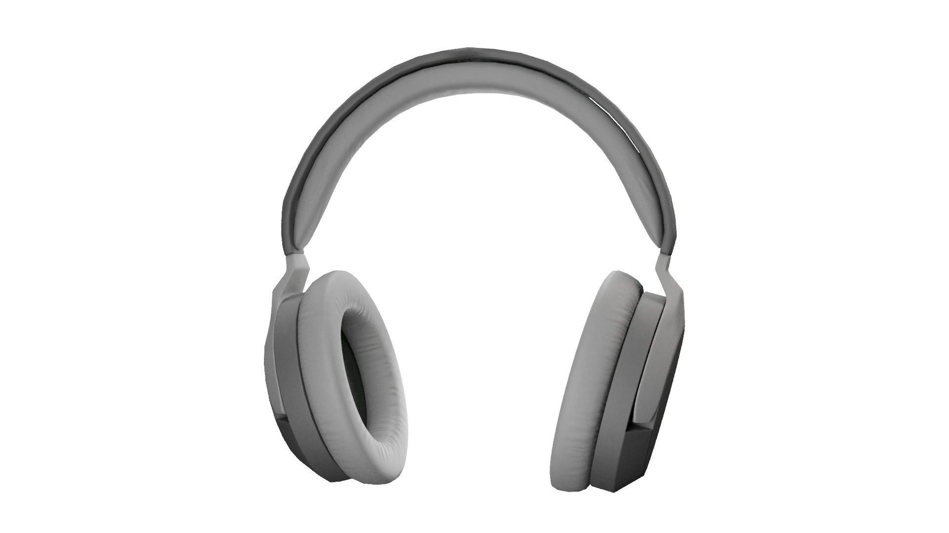 Headphones Low poly Low-poly 3D model_3
