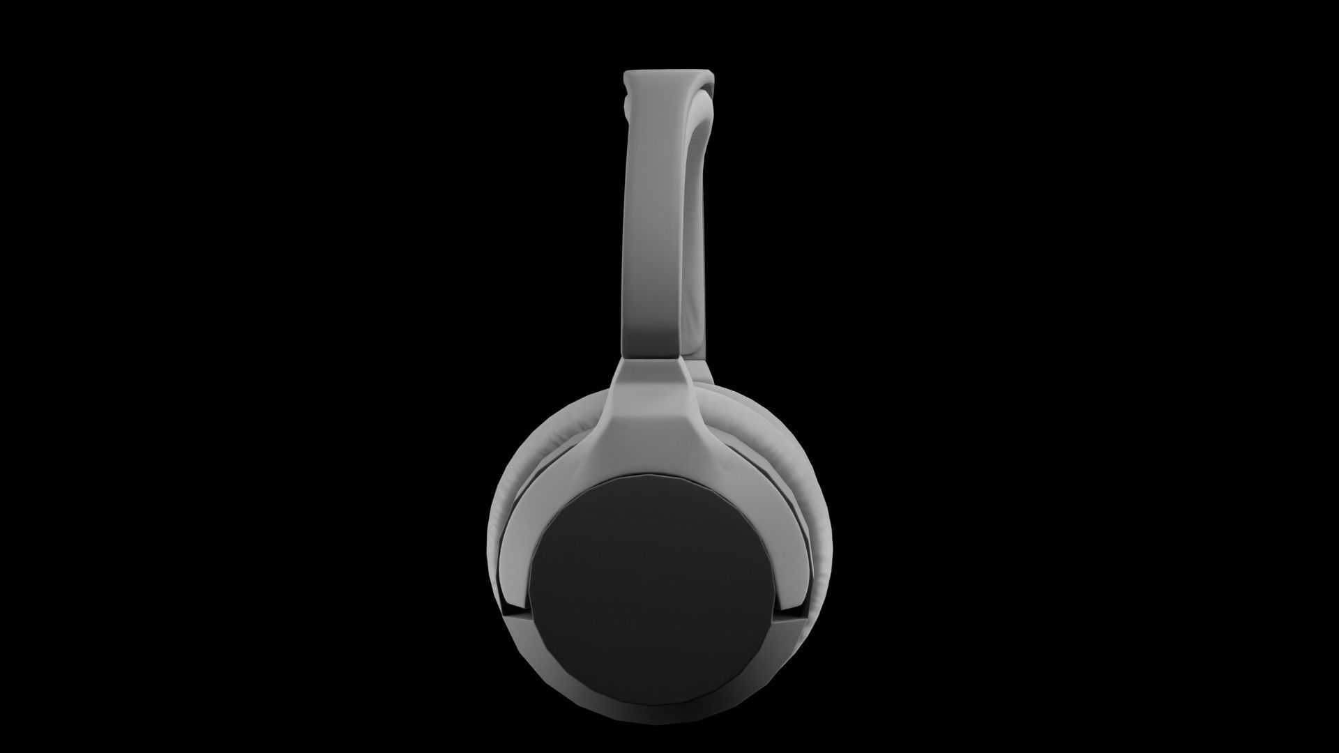 Headphones Low poly Low-poly 3D model_15