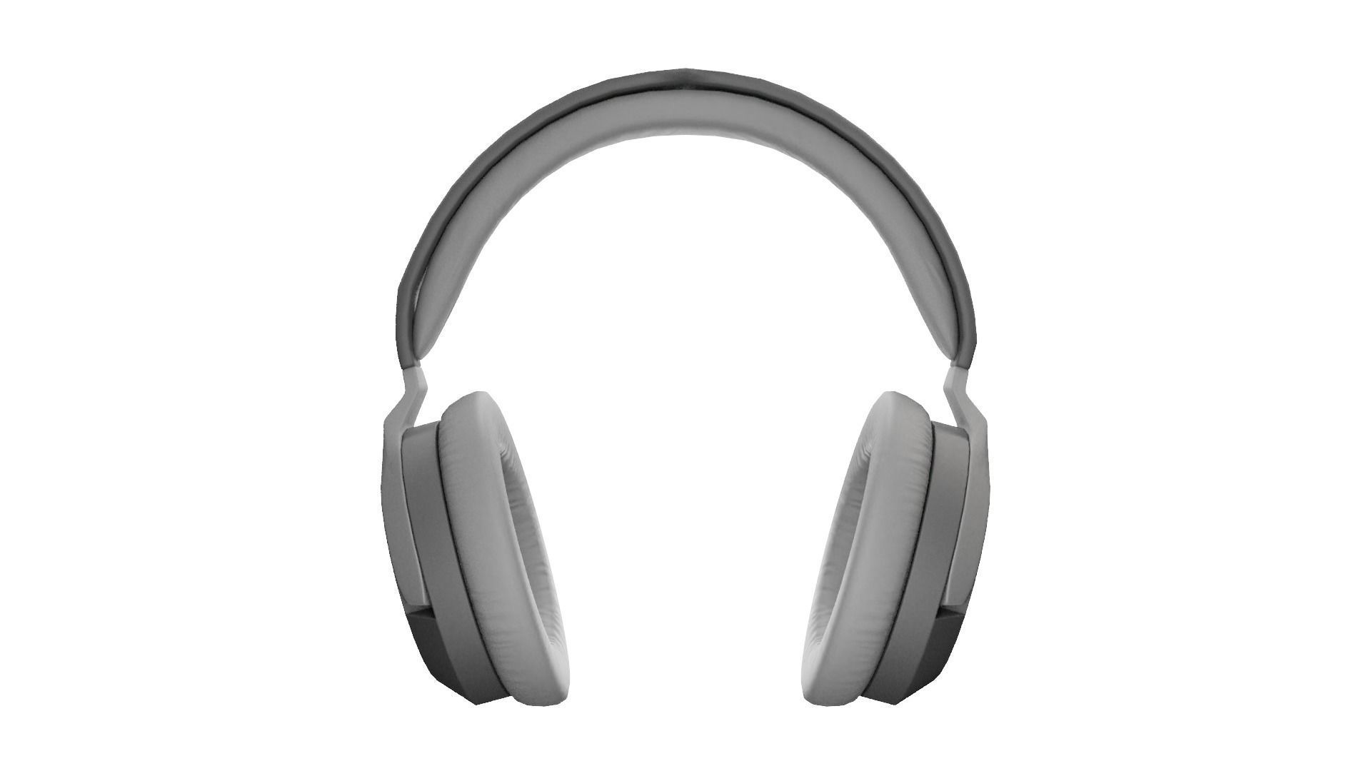 Headphones Low poly Low-poly 3D model_2