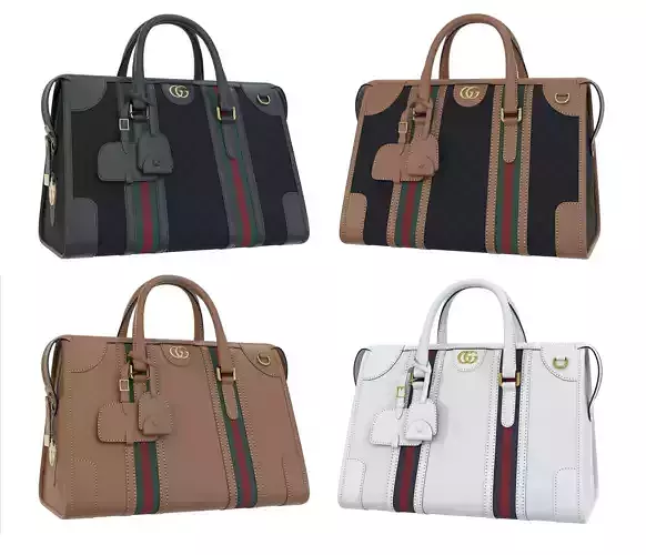 Gucci Bauletto Medium Top Handle Bag 