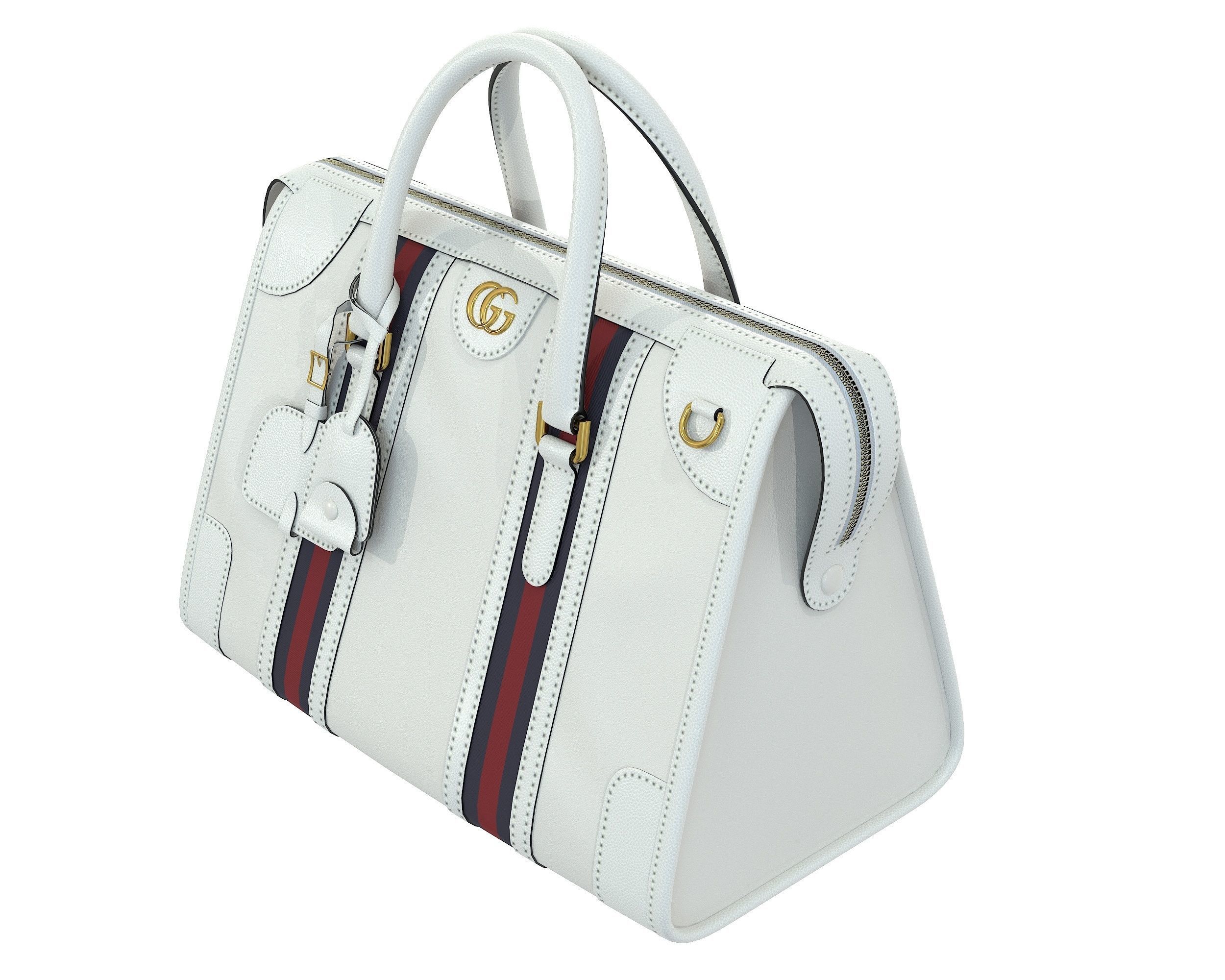 Gucci Bauletto Medium Top Handle Bag  3D Model Collection_9