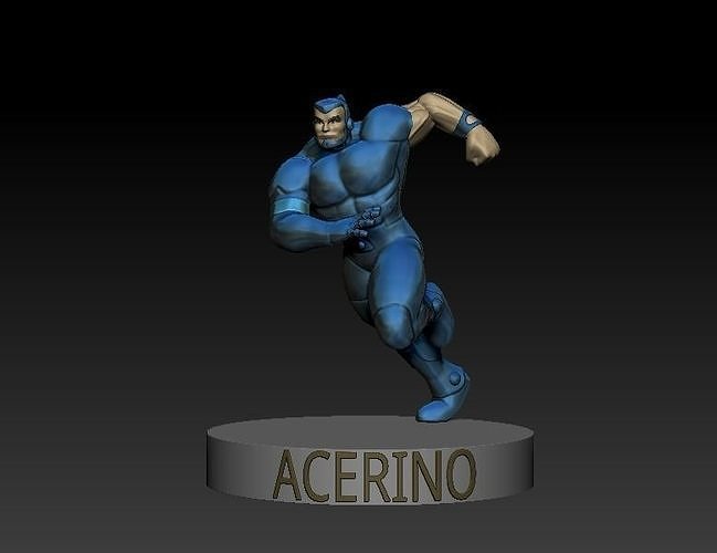 ACERINO figure with name egbert steelman 3D print model