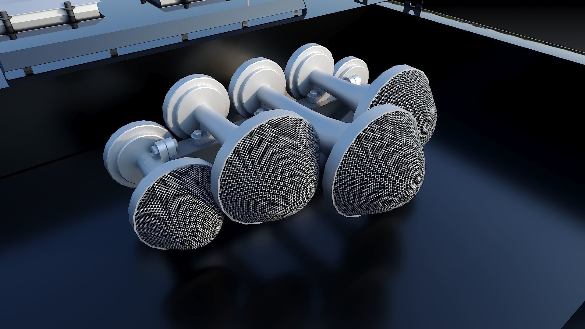 Locomotive Siemens Charger ALC-42 Low-poly 3D model_38