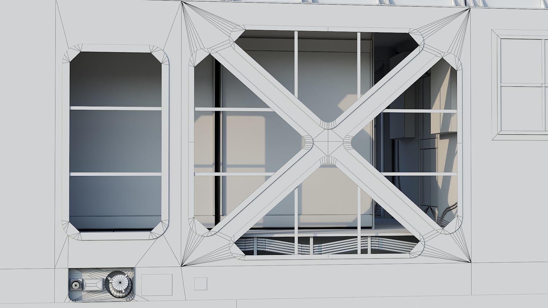 Locomotive Siemens Charger ALC-42 Low-poly 3D model_51